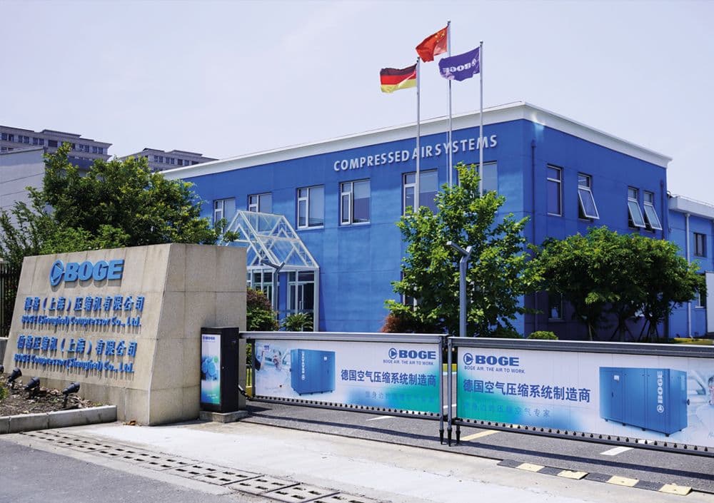 BOGE Standort Shanghai in China