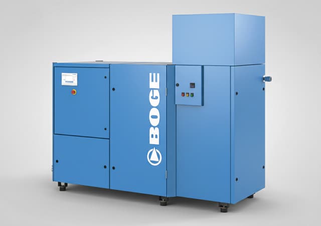 oelfreier Schraubenkompressor aus der Bluekat-Baureihe von BOGE