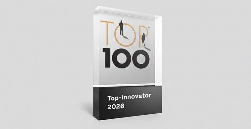 TOP 100-Siegel für gelebte Innovationsfuehrerschaft im Mittelstand