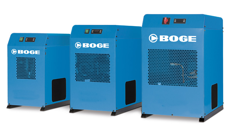 New refrigeration and tandem dryers from BOGE